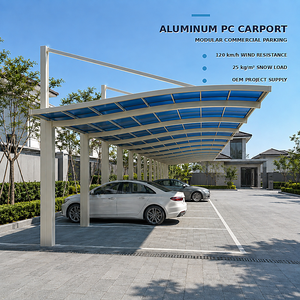 <span class=keywords><strong>Abri</strong></span> de voiture en aluminium blanc avec toit résistant aux UV pour villa côtière, <span class=keywords><strong>abri</strong></span> de stationnement pour deux voitures - Product Image 3