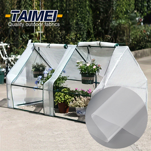 Tissu de maille de feuille de PVC transparent imperméable blanc tissu de bâche de PVC <span class=keywords><strong>pour</strong></span> la bâche d'agriculture de jardin de <span class=keywords><strong>serre</strong></span> - Product Image 5