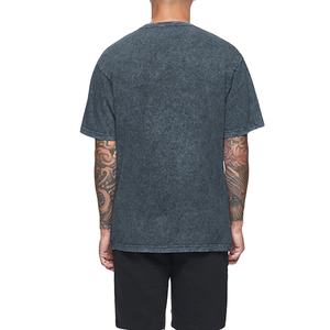 เสื้อยืดผ้าฝ้าย100% แอซิดสำหรับผู้ชายทรงหลวมพิมพ์ลายระบายอากาศได้ดีดีไซน์สตรีทพลัสไซส์ที่ดีที่สุด - Product Image 3