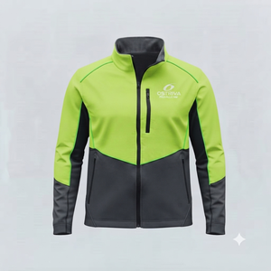 Nueva Chaqueta Softshell de Moda para Hombre, para Invierno, al por Mayor, Transpirable, de Secado Rápido, con Cierre y Cuello Alto, Ligera - Product Image 4