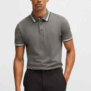 Polos de vêtements de golf pour hommes, chemises polo brodées avec logo personnalisé, chemises polo décontractées à la mode - Product Image 1