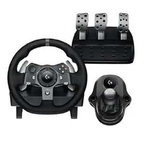 Volante de Carreras y Pedales Logitech G920 de Alta Calidad, Force Feedback + Palanca de Cambios G Driving Force - Product Image 3