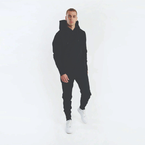 Sweat-shirt à col rond avec logo personnalisé de haute qualité pour hommes ensemble de survêtement d'hiver OEM vente en gros de survêtements de jogging unis strass - Product Image 1