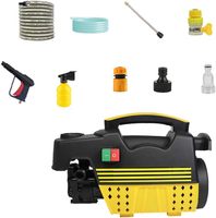 Nettoyeur de voiture électrique haute pression Yixin 2200W, moteur à induction, 80-250 bars, débit de 5/6 L/min, fonction d'arrêt automatique, usage domestique, garantie 1 an