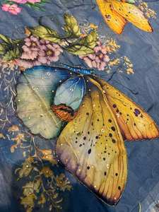 Dernier plus export indien ethnique fantaisie Designer femmes imprimé soie douce Saree avec chemisier à la mode ethnique lourd travail à la main Saree - Product Image 6