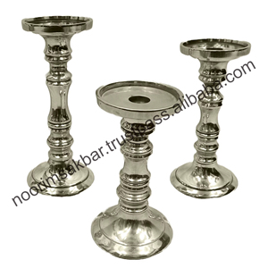 Candelabro Votivo de Latón Hecho a Mano de Lujo 2026, Artesanía India de Alta Calidad, Decoración para el Hogar, Bodas, Navidad, Metal y Vidrio Premium - Product Image 3