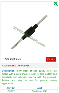 Soporte Ajustable para Machos de Acero GS 222, Herramientas de Joyería para un Trabajo Eficiente, Marca GREEN STARS SA - Product Image 2