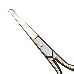 Ciseaux pour le nez/les oreilles de qualité chirurgicale, lames courbées, pointe aiguë, acier inoxydable, coupe des poils du nez - Product Image 5