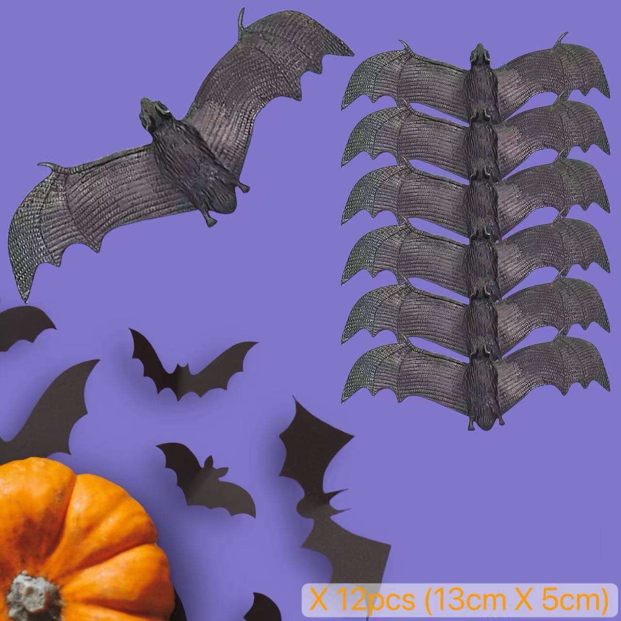 ค้างคาวสีดำ/12ชิ้น