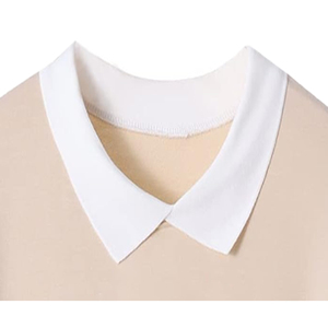 Sweat-shirt d'hiver surdimensionné à col en V pour femme, personnalisé, écologique, brodé, coupe-vent, respirant - Face extérieure en polaire polyester/coton - Product Image 2