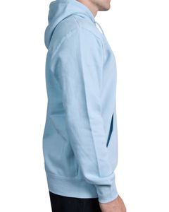 Sweat à capuche surdimensionné unisexe personnalisé bleu clair Pull en tissu éponge français-Sweat-shirt de couleur unie de qualité supérieure ODM OEM - Product Image 4