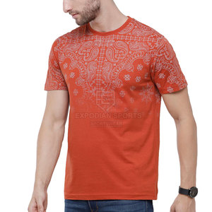 Nueva llegada transpirable de secado rápido respetuoso con el medio ambiente 100% algodón hombres sublimación camiseta personalizable al por mayor - Product Image 4