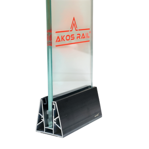 Commercial 6063 T6 Feri canal continu garde-corps en aluminium 6063 T6 pour appartement escalier hall cour zones pour Villas - Product Image 1