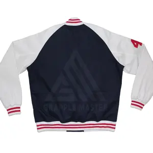 Alta calidad por encargo de los hombres Slim Fit Letterman chaqueta transpirable llegada de invierno al por mayor - Product Image 1