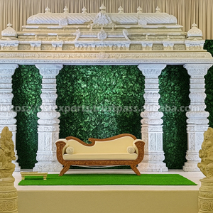 ฉากหลังงานแต่งงานสไตล์จารอกาแบบคลาสสิกสำหรับงานแต่งงาน งานเลี้ยงที่บ้าน ราคาโรงงาน ขายอุปกรณ์ตกแต่งงานแต่งงาน เม็กซิโก - Product Image 5