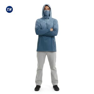 Custom Comfortable <b>Fishing</b> Jersey Camo Hoodie Sublimated Design UPF 50+ Breathable Quick Dry Features for Unisex <b>Fishing</b> <b>Wear</b> - Product Image 2