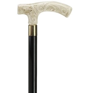 Bastón para caminar de madera real con mango de latón y resistente para senderismo Camping Actividades al aire libre Compañero de viaje elegante - Product Image 2