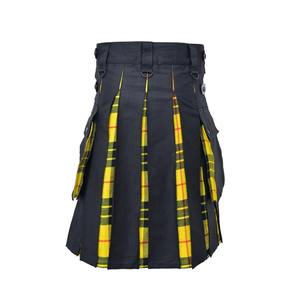 Kilt écossais noir de haute qualité, personnalisable, respirant, nouveau design, kilt traditionnel pour homme, dernier modèle, fait main, utilitaire - Product Image 3