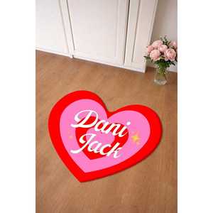 Red Pink Hearth Rug, Gift For Lovely, <b>Valentines</b> <b>Day</b> Gift, Hearth Rug For <b>Valentine</b>, Girl Room Rug <b>Decor</b>,Heart 4 - Product Image 2