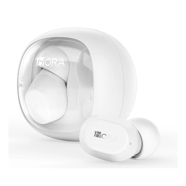 White Black Wireless In-Ear Headphones 5.3 LED Indicator JL 25 Hours Life (300mAh Case) Type-C Charging Touch Control Low
