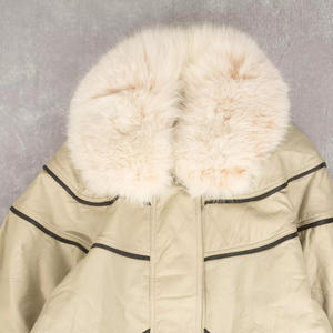 Chaqueta de Cuero para Mujer, Ropa de Invierno, Chaqueta de Cuero Resistente al Viento de Alta Calidad, Precio de Mayoreo - Product Image 3