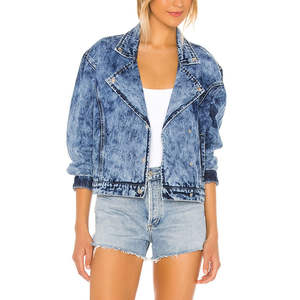 Chaqueta Vaquera Vintage Lavada para Mujer, Estilo Casual y Moderno, con Botones Personalizados y Transpirable - Product Image 4