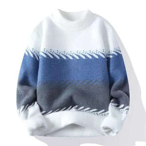 Sudaderas de estilo para hombre con logotipo personalizado, sudaderas con capucha y patrón geométrico para hombre - Product Image 4