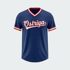 Camiseta de Béisbol Personalizada de Alta Calidad con Impresión por Transferencia de Calor, Transpirable, de Manga Corta, con Tu Propio Diseño, Unisex - Product Image 2