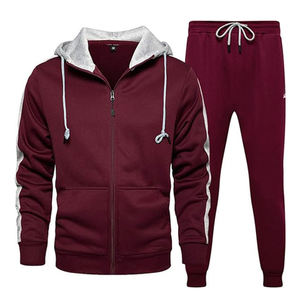 Vente en gros de luxe unisexe coton polaire sweat à capuche et joggers ensemble grande taille hommes sport survêtement survêtement pour hommes - Product Image 1