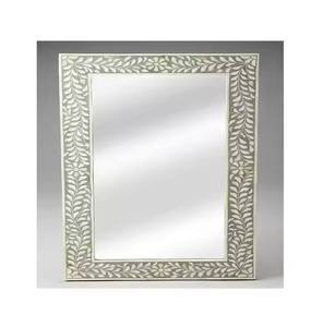 Marco de Espejo de Diseño Contemporáneo con Acentos de Madreperla para Sala de Estar, Dormitorio, Baño e Interiores - Product Image 4