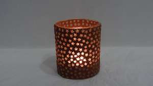 Frasco de vela de vidrio vacío con tapa de bambú, colorido, esmerilado, ámbar, negro, transparente, estampado de San Valentín, hecho a mano, cilindro de Metal de seda - Product Image 4