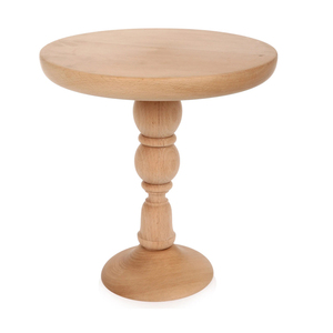 Support de gâteau en bois rond de haute qualité avec socle en métal présentoir de piédestal de Dessert de luxe pour gâteaux de pâtisserie de Cupcakes - Product Image 5