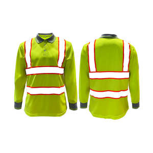 Black and <b>Orange</b> High Quality Reflective Safety Traffic T Shirt Construction High <b>Vis</b> Work Shirts With Pocket T-shirts - Product Image 6