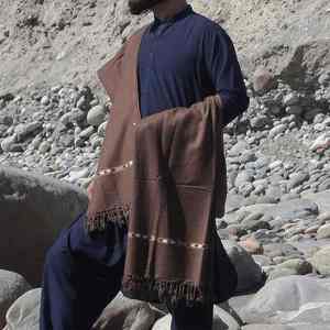 Men Wool <b>Shawl</b> Winter Traditional Soft Warm Breathable 300g Solid Color <b>Wrap</b> for Casual Office Use - Product Image 5