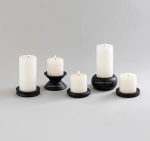 Standard Design Metal Round Shape <b>Candle</b> <b>Holder</b> for Wedding & Home Tabletop Decoration <b>Black</b> Color <b>Candle</b> <b>Holders</b> - Product Image 6