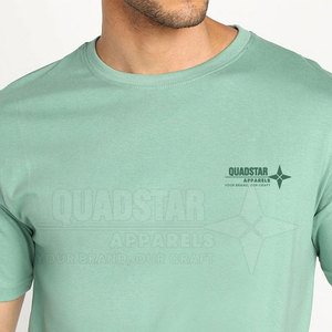 เสื้อยืดผู้ชายรุ่นใหม่ น้ำหนักเบา ดีไซน์ปรับแต่งได้ ผ้าฝ้าย 100% เป็นมิตรกับสิ่งแวดล้อม ระบายอากาศได้ดี ผ้าฟลีซ บริการ OEM - Product Image 5