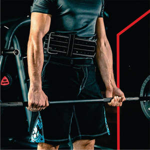 Brilliant Quality Breathable Adjustable Lightweight Gym Powerlifting Belt Cowhide Weightlifting Lever Buckle 10mm & 13mm - Product Image 5