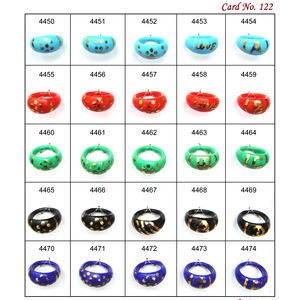 Perles de verre au chalumeau en cristal de conception unique pour la fabrication de bracelets de perles d'anneau attrayantes pour la fabrication de bijoux - Product Image 5