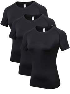 Camisas de ropa activa para hombres, camiseta de ajuste seco húmedo, gimnasio Atlético - Product Image 5