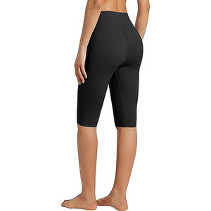 Stretch fit custom Womens Half Knee <b>Leggings</b> OEM breathable material suitable for fitness activewear gifting and teamwear - Product Image 2