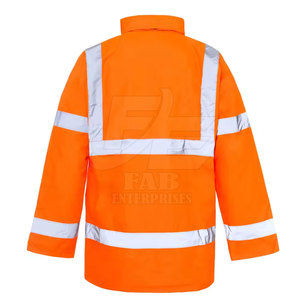 Venta caliente transpirable impermeable Hi Vis chaqueta de seguridad reflectante chaqueta de seguridad de construcción de alta visibilidad para seguridad en el trabajo - Product Image 2
