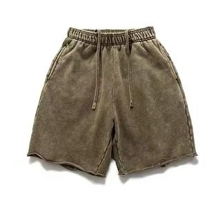 Pantalones Cortos de Verano para Hombre, Estilo Retro Americano, Hip Hop, 100% Algodón, Transpirables, con Cordón Ajustable, Corte Recto y Ajustado - Product Image 3