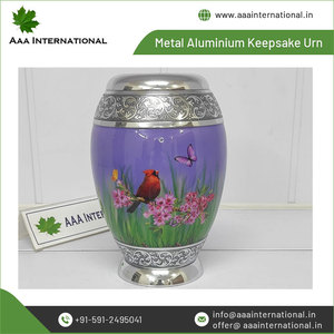 Urnas Funerarias de Aluminio de Primera Calidad, Estilo Americano, Disponibles para OEM, con Cloisonné, Origen India, Personalizables - Product Image 4