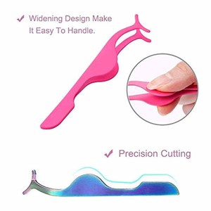 Aplicador de Pestañas con Punta Curva Redondeada, Herramientas de Maquillaje de Marca Privada para Extensión de Pestañas - Product Image 6