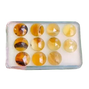 Top Grade 10mm Facettes Multi Couleur Coupe Montana Agate Pierres Précieuses Naturelles Fabrication de Bijoux Traités à la Chaleur Changement de Couleur Effets Optiques - Product Image 2