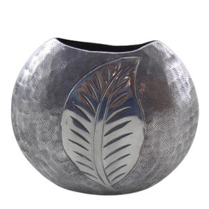 Vase à fleurs longue durée argent Nickel automne vente divers Pot plantes d'extérieur en céramique Pots de fleurs faits à la main artisanat - Product Image 1