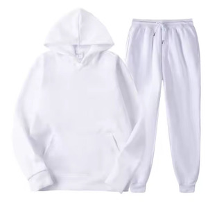 ชุดวิ่ง2ชิ้นของผู้ชายผ้าฝ้าย100% เสื้อฮู้ดดี้แบบกำหนดเองพร้อมเทคนิคปักสำหรับฤดูหนาว - Product Image 3