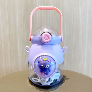 Botella de Agua Infantil Deportiva con Diseño Animado, Gran Capacidad y Escala Graduada, Venta al Por Mayor - Product Image 5