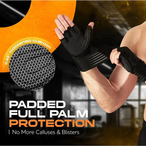 Fabricante de fábrica Precio de Venta caliente Hombres y mujeres Fitness Deporte Entrenamiento Guantes Levantamiento de pesas Guantes de gimnasio - Product Image 5