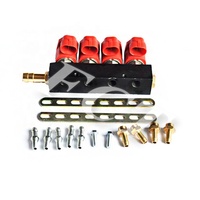 Rail d'injecteurs GNC/GPL 4 cylindres, Pièces de rail d'injecteurs, Injecteurs Common Rail GNC/GPL pour conversion de voiture essence vers GNC/GPL